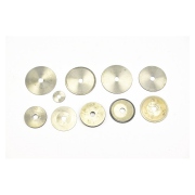 10 x Metallkreiss&auml;geblatt - D 20 bis 50 mm