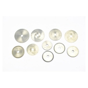 10 x Metallkreiss&auml;geblatt - D 35 bis 55 mm