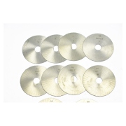 10 x Metallkreiss&auml;geblatt - D 80 mm - St&auml;rke 0,6 - 1,2 mm