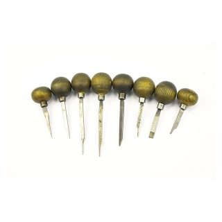 8 Stichel - gebraucht - Set 4