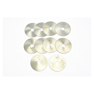 10 x Metallkreiss&auml;geblatt - D 80 mm - St&auml;rke 0,6 - 1,2 mm